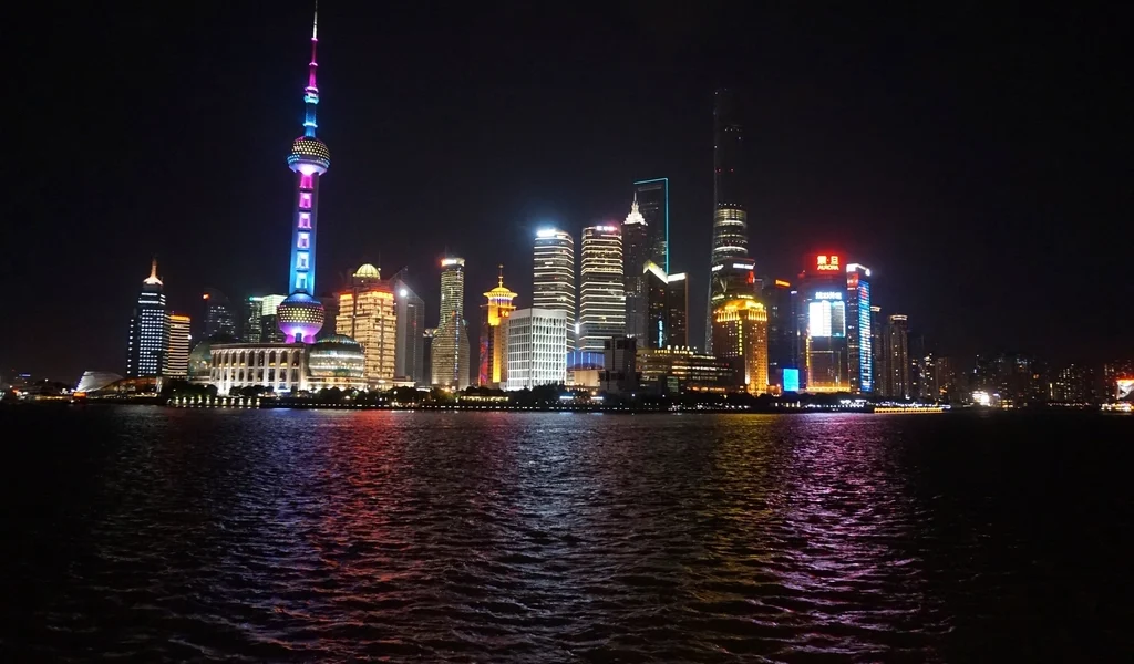 Famous oriental pearl tower Shanghai